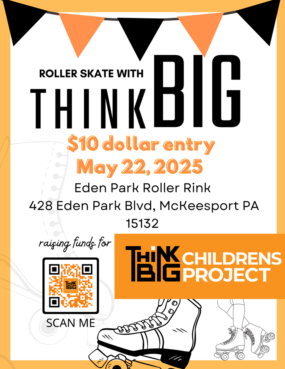 Blue Pink Bake Sale Fundraiser Flyer-2